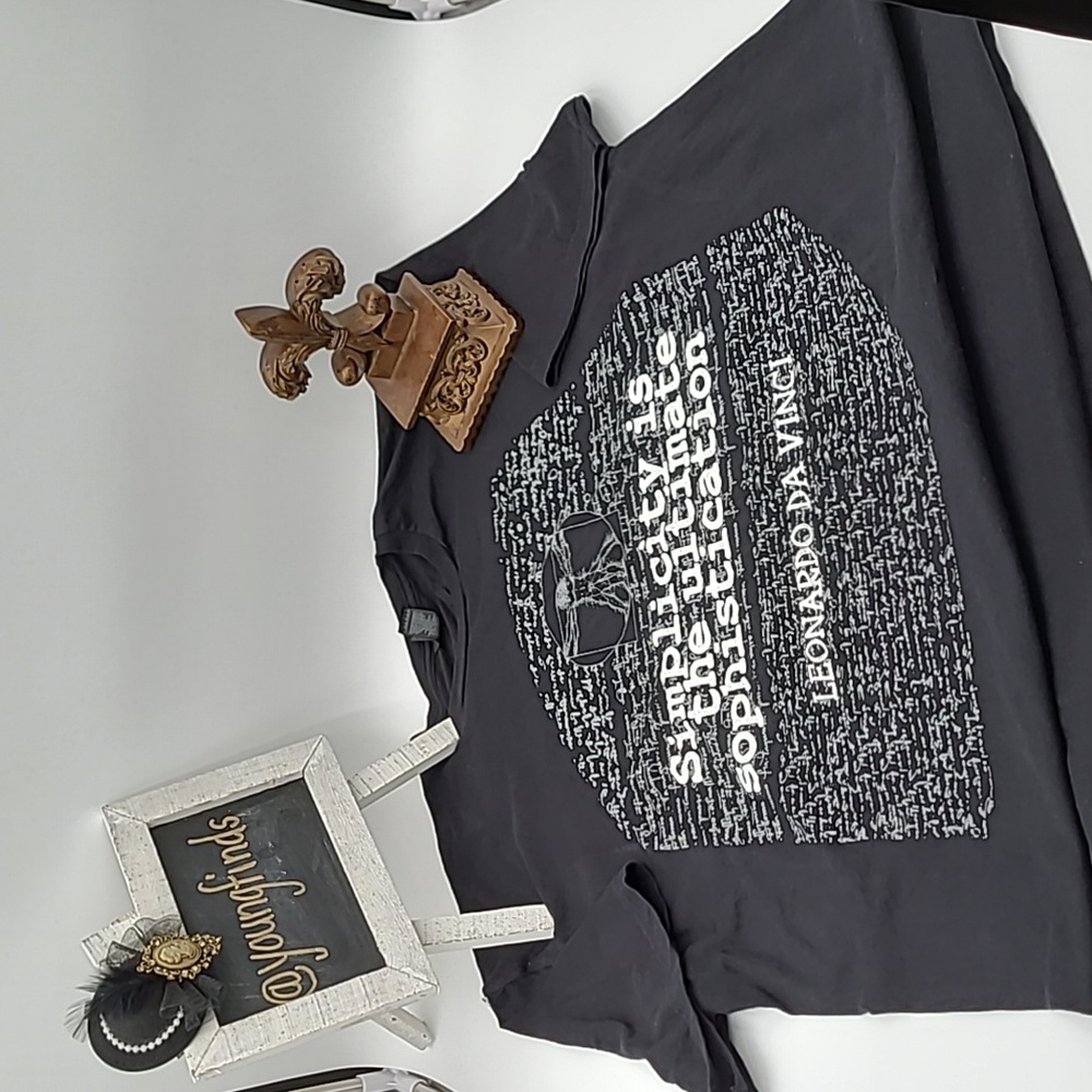 Leonardo Da Vinci Inspired Tee sz. XLarge - Picture 2 of 5